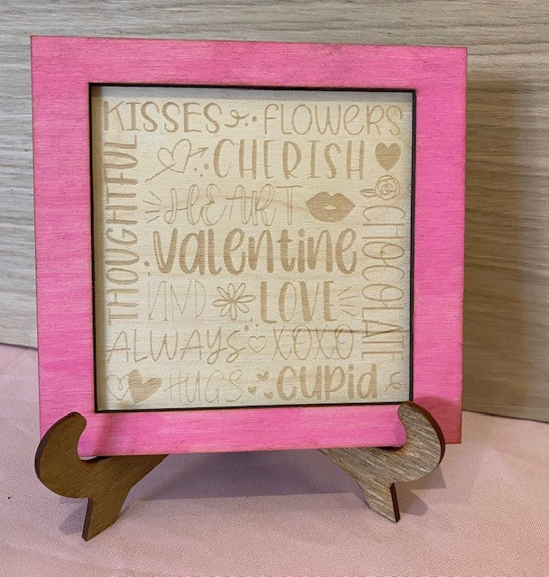 Valentine's Day Shelf Decor