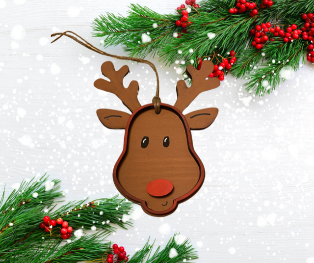 Reindeer Christmas Ornament