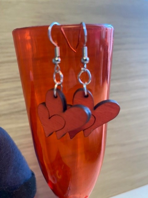 Valentine's Day Earrings - Heart Duo