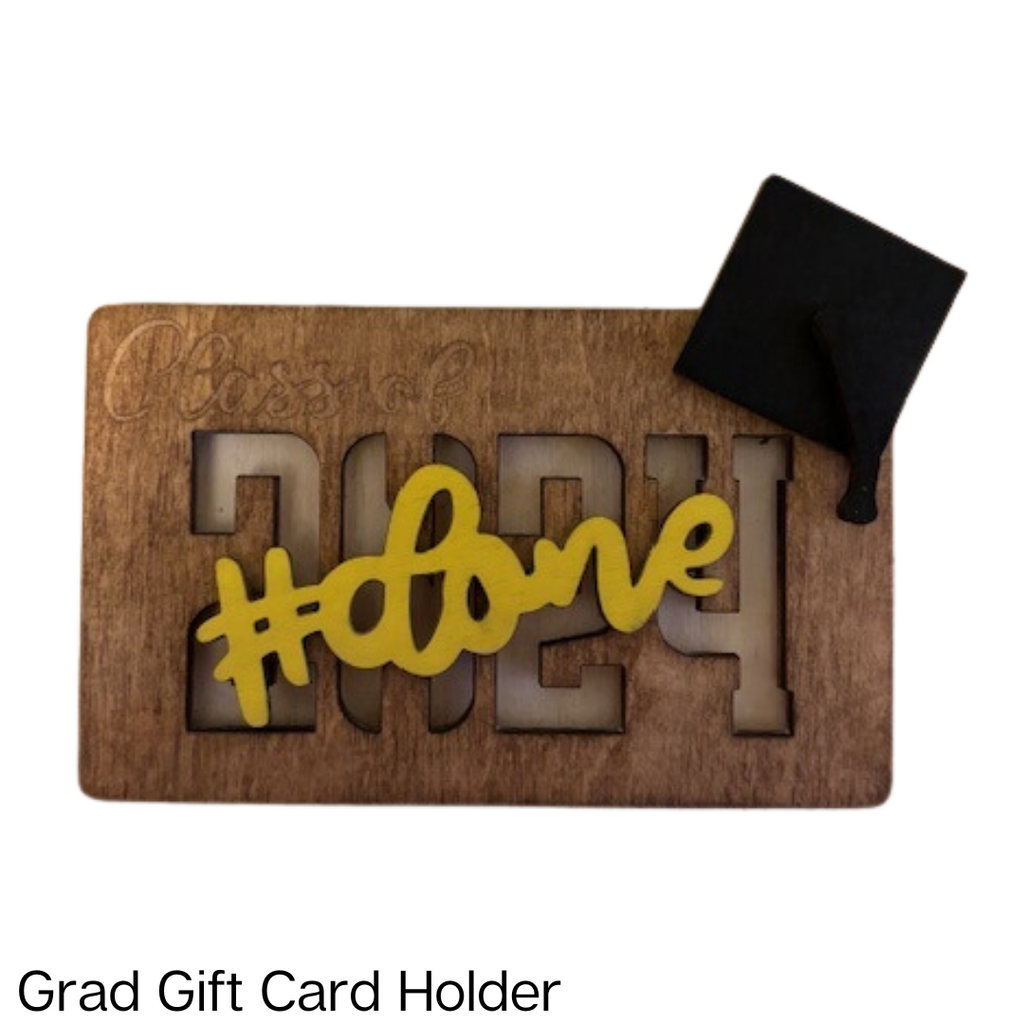 Graduation Gift Card Holder, Baltic Birch Wood Card Holder, Class of 2 JoyFilled LLC Graduation Gift Card Holder, Baltic Birch Wood Card Holder, Class of 2 JoyFilled LLC