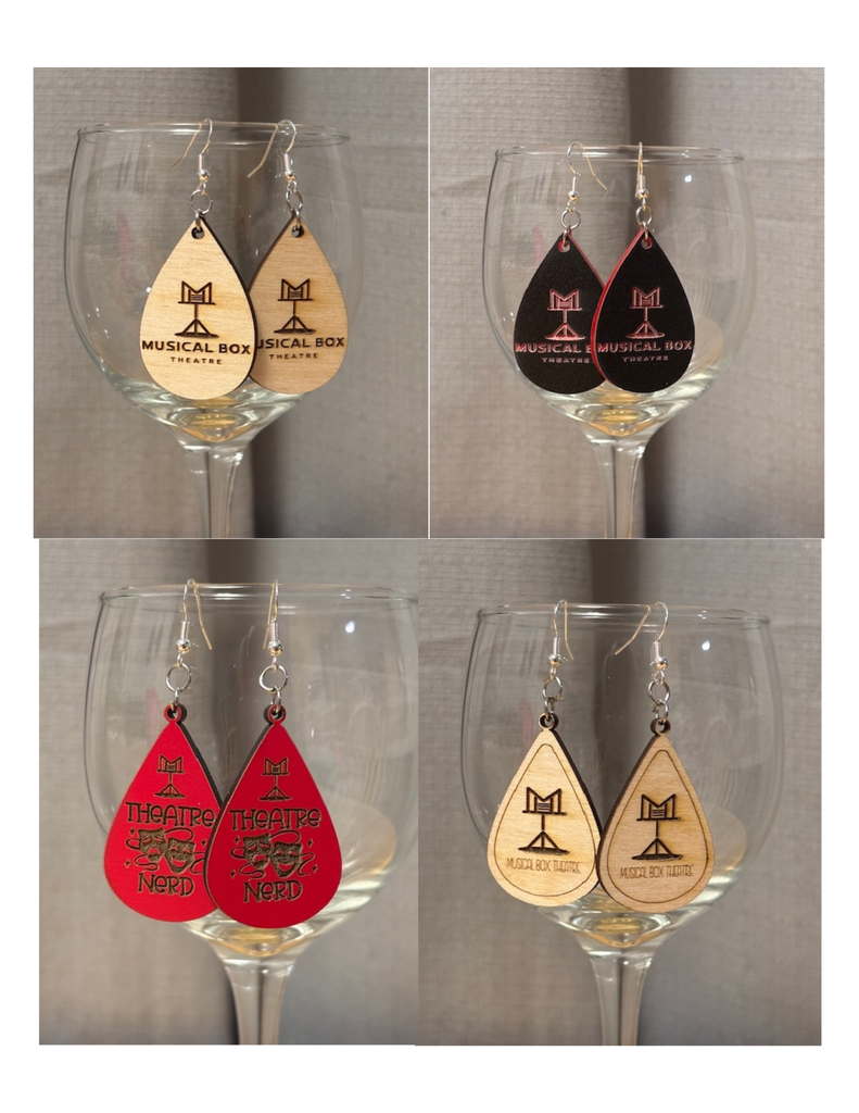 Musical Box Theatre Dangle Earring Collection