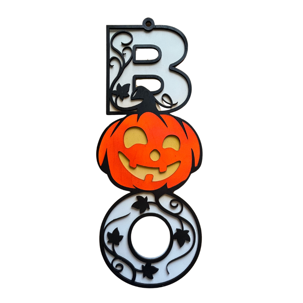 Boo Signs, Delightful Halloween Door or Wall Decor