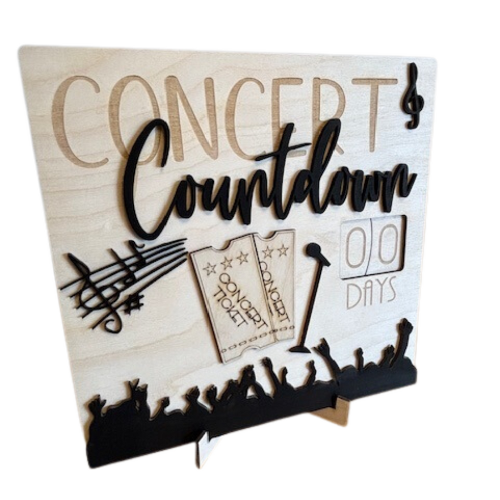 Concert Countdown Perpetual Calendar