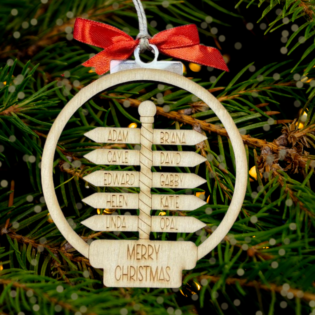 North Pole Custom Ornament