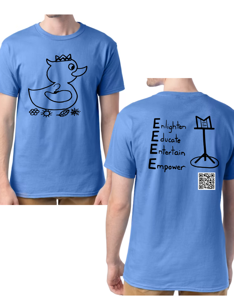 Musical Box Theatre Enlighten, Educate, Entertain, Empower Tee, Hanes Short Sleeve T-Shirt