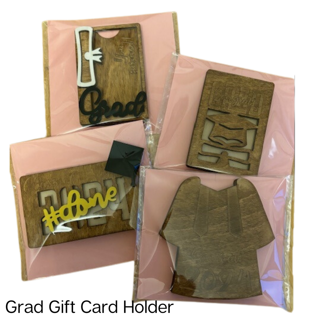 Graduation Gift Card Holder, Baltic Birch Wood Card Holder, Class of 2 –  JoyFilled LLC