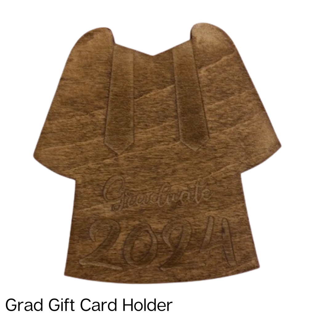 Graduation Gift Card Holder, Baltic Birch Wood Card Holder, Class of 2 –  JoyFilled LLC