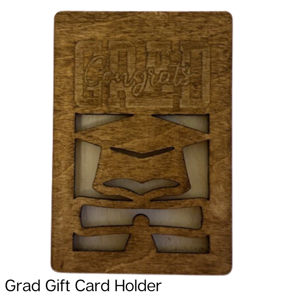 Graduation Gift Card Holder, Baltic Birch Wood Card Holder, Class of 2 –  JoyFilled LLC