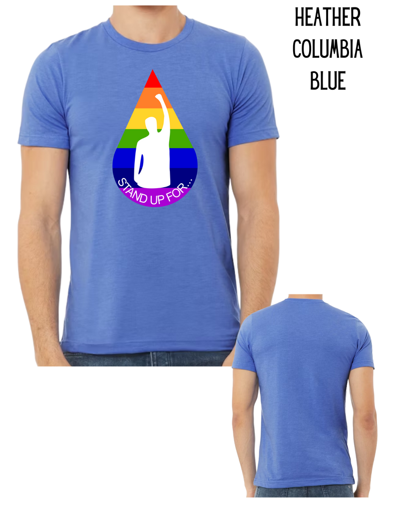 Stand Up For Theatre Bella Canvas Unisex Heather CVC T-Shirt