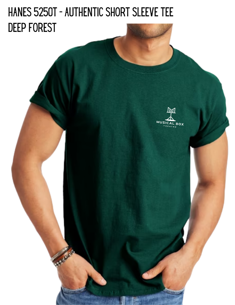 Neverland Show T-Shirts and Long Sleeve T-Shirts, Hanes Authentic, Deep Forest