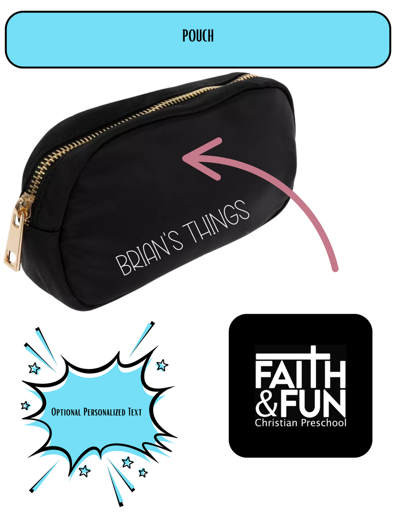 Pouch, Personalized Faith & Fun