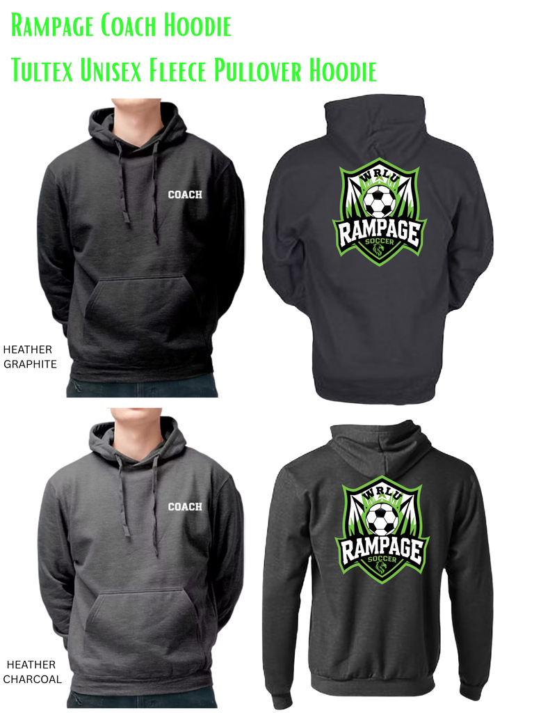 Rampage Coach OR Custom Text Hoodie (Patch Design)