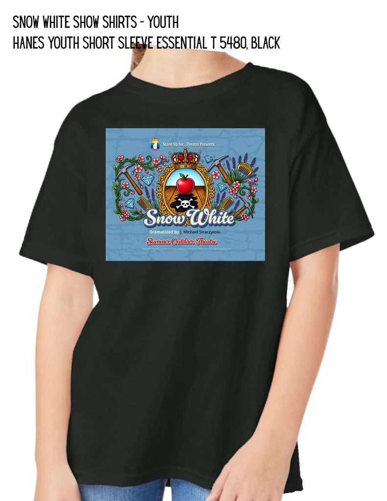 Snow White Show Shirts - Youth Hanes Youth Short Sleeve Essential T 5480