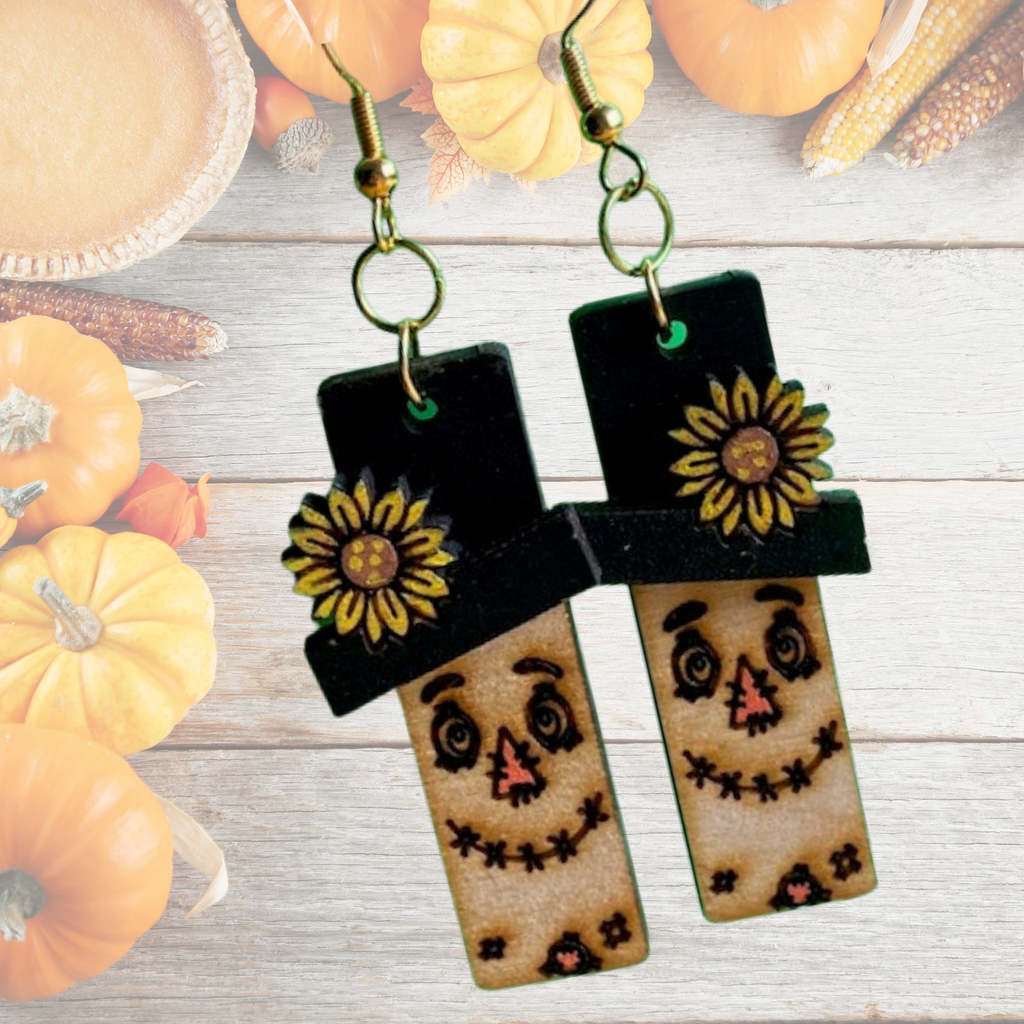 Thanksgiving Dangle Earrings, Turkey, Scarecrow and More