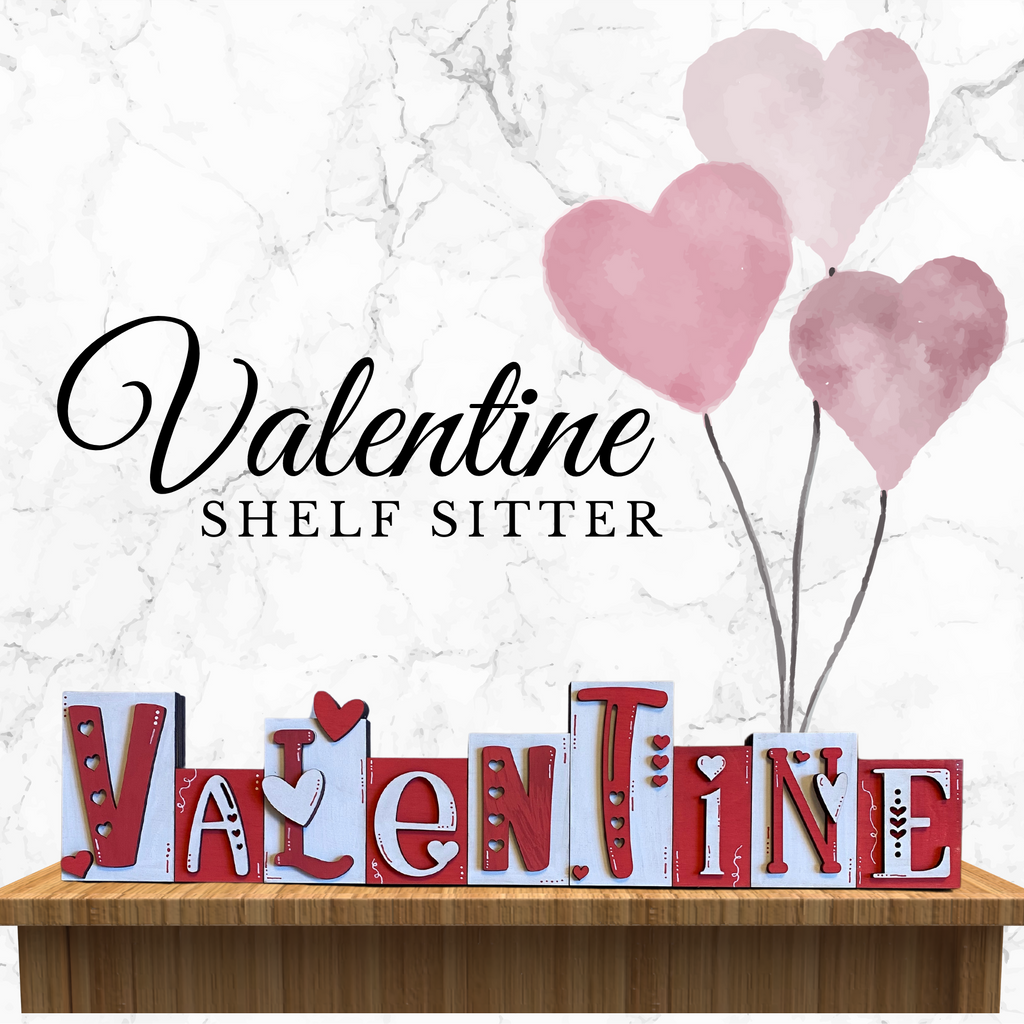 Valentine Shelf Sitter