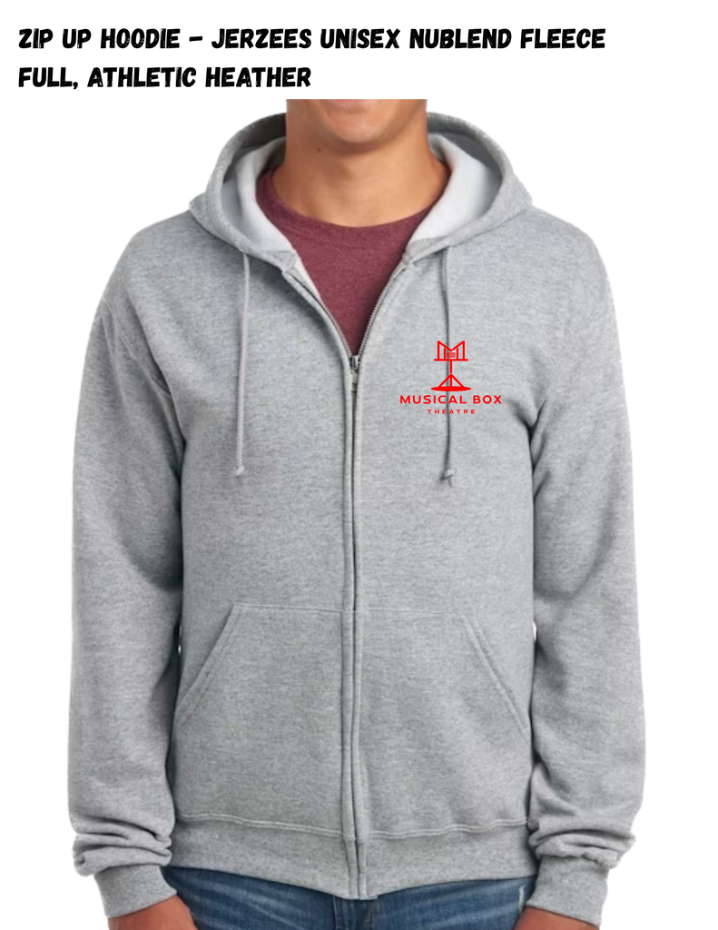 Musical Box Theatre Zip Up Hoodie, Adult