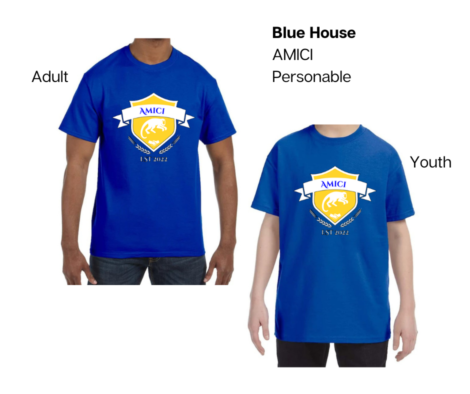 Blue house 2024 t shirt