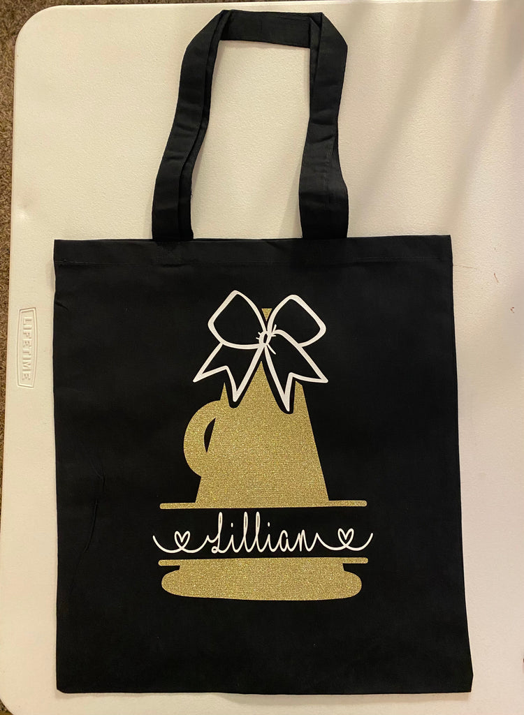 Cheer Tote Bag, Personalized