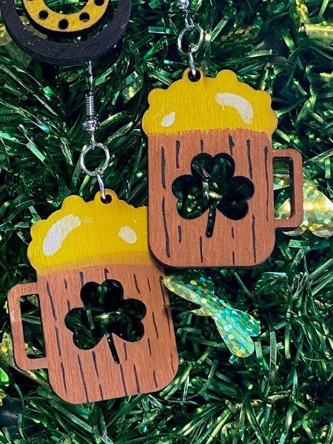 Earrings - Saint Patrick's Day Mug